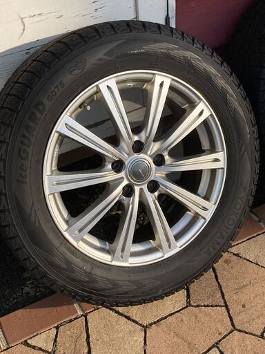 225/60R17 ヨコハマ アイスガード 4本セットホイール付(スバルフォレスター）