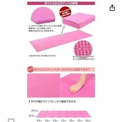 【バラ売り1枚¥700で可】折りたたみヨガマット　6枚セットの画像