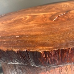 決まりました！【立派な 木切株 置物台(オブジェ)】の画像