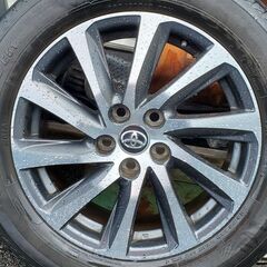ベルファイア　純正アルミ＆タイヤセット　4本　225/60R17...