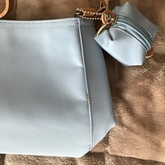 (お値下げ)2WAYバッグ　水色の画像