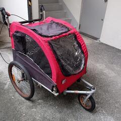 自転車トレーラー　ペット用品の画像