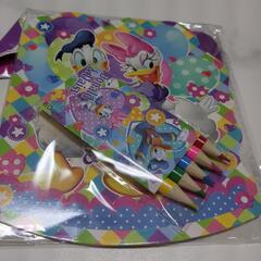 クレヨンとミニぬりえ＆色鉛筆の画像