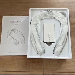 未使用品❤️ネックファン 首掛け扇風機  充電式ミュートポータブ...