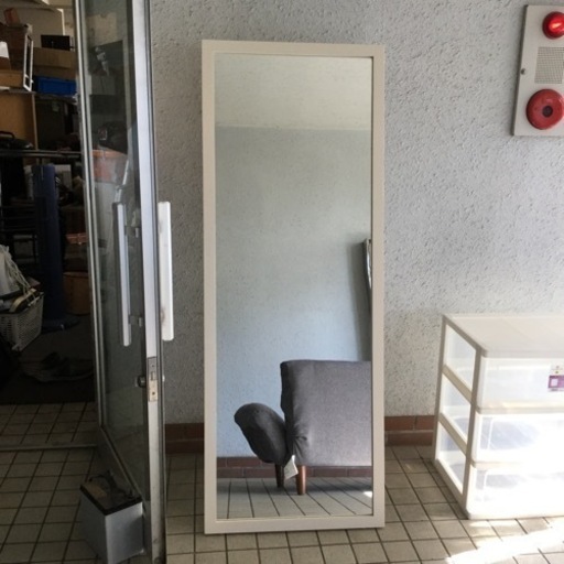 鏡 姿鏡 ホワイト