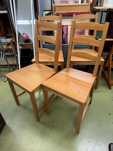 イス四脚セット【羽村市リサイクル品№26】