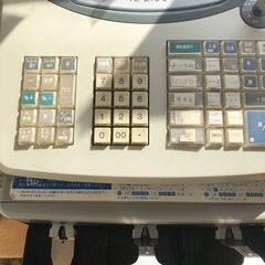 取引中　差し上げます。0円レジスター　グレーの画像