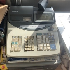 取引中　差し上げます。0円レジスター　グレー