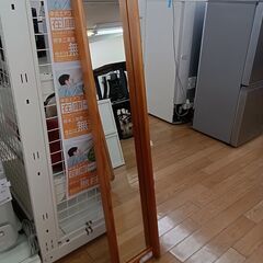 ★ジモティ割あり★  鏡 ナチュラル H130×D5×W25 ク...