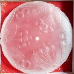 ❇️HOYA GLASS WARE セレーサ 高級大皿 日本製 箱付き未使用 昭和レトロ ブランドの画像