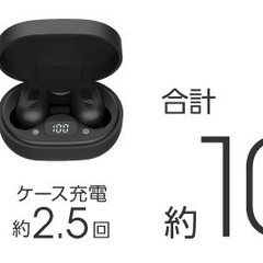 【新品！大幅値下げ！】GREEN HOUSE / 完全ワイヤレスイヤホン GH-TWSE-BKの画像
