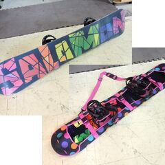 SALOMON SEQUENCE 147cm スノーボード レディース用 キャンバー バインディング・ケースセット サロモン 札幌市 新道東店の画像
