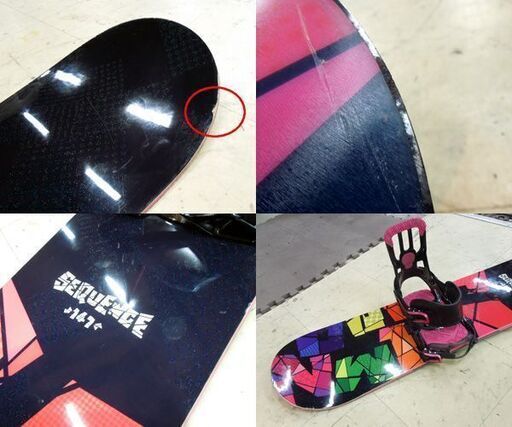 SALOMON SEQUENCE 147cm スノーボード レディース用 キャンバー