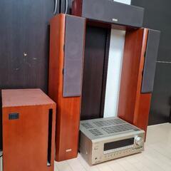 ONKYO - アンプ・スピーカーセット(SA-XR10、D-V77A、D-105C)の