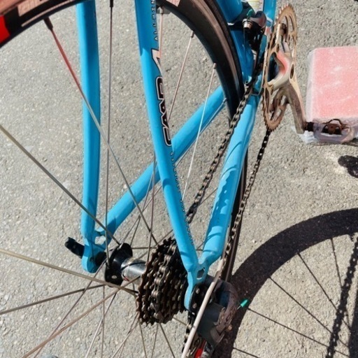 ★618 マジ安！ キャノンデール Cannondale ロードバイク 自転車 スポーツ 水色 R500　【リサイクルマート鹿児島宇宿