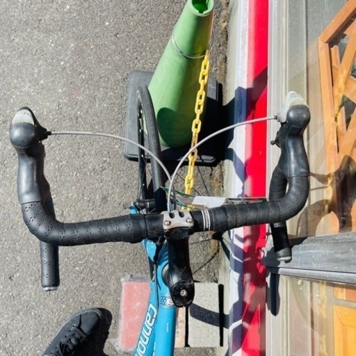 ★618 マジ安！ キャノンデール Cannondale ロードバイク 自転車 スポーツ 水色 R500　【リサイクルマート鹿児島宇宿
