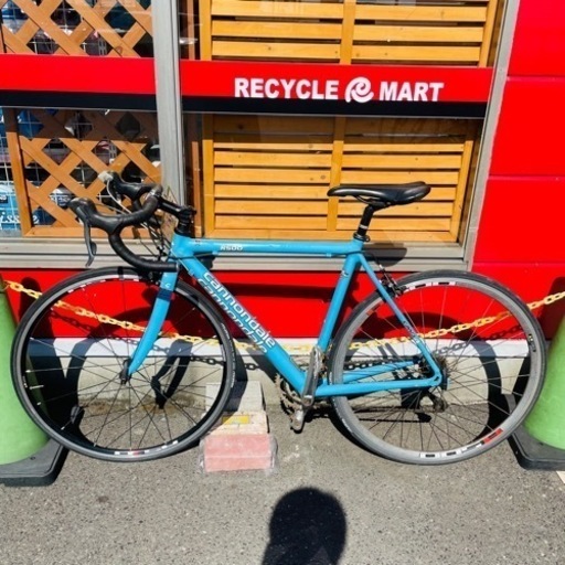 ★618 マジ安！ キャノンデール Cannondale ロードバイク 自転車 スポーツ 水色 R500　【リサイクルマート鹿児島宇宿店】