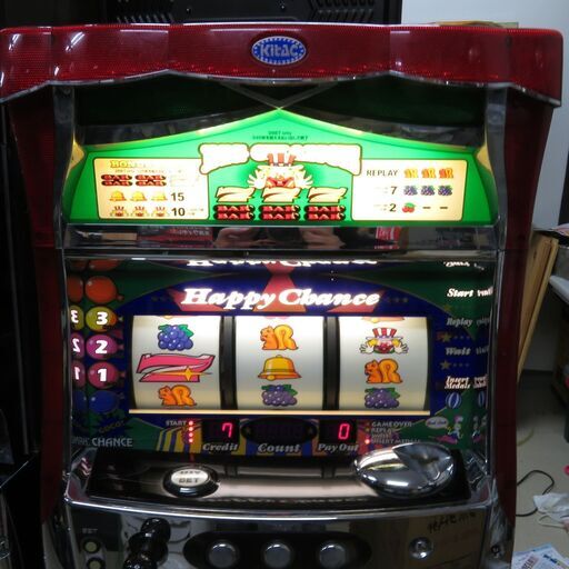 スロット実機 ハッピージャグラー コイン不要機付
