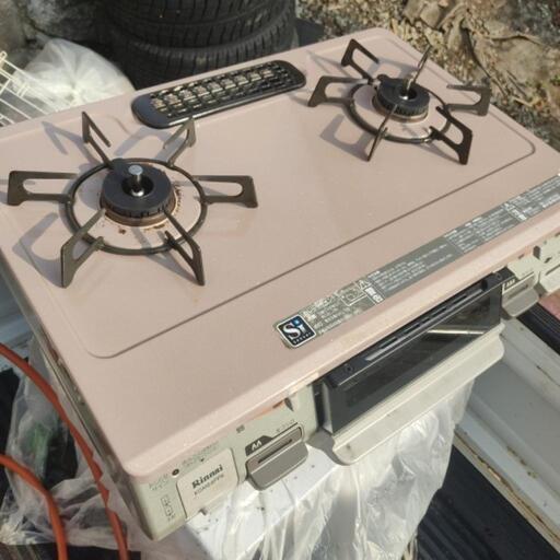 LPガスコンロ　RINNAI　KGM64PPK　簡易清掃済み