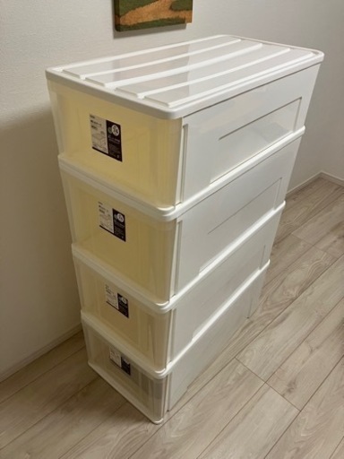 【お引き取り相手が見つかりました】衣類収納　押入れケース　Mサイズ1つ\u0026Lサイズ3つ 合計4つ