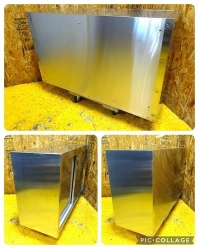 (1139-0) 業務用 ステンレス 吊戸棚 W1000D350H600 中古 厨房 収納棚 食器 飲食店 店舗 キッチン お引き取り