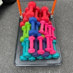 ダンベル40個、可変式ケトルベル、不用品類　¥0でまとめて引きと...