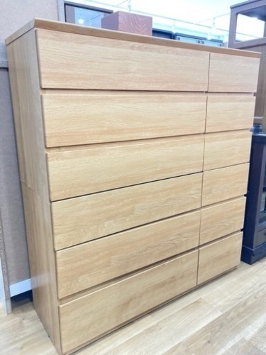 【トレファク高槻店】取りに来られる方限定！ワイドな6段チェストのご紹介！