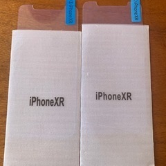 iPhone11/XR液晶保護ガラス2枚入の画像