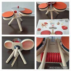 PLAN TOYS ドラムセットの画像