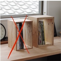 ボックスシェルフ(5個セット)の画像