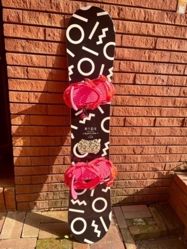 スノーボード RIDE 3点セット 138cm 24cm おまけ付き