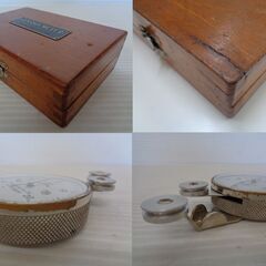 ★【現状品】TENSION METER　テンションメーター　田中計器　張力計　測定器　昭和レトロ　アンティーク　木箱入りの画像