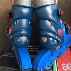 GAMES アジャスタブル インラインスケート 19cm〜22cmの画像