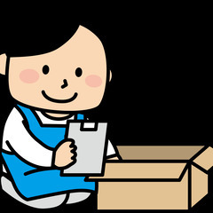 【選べる勤務時間】単発もOK◎ラベルを貼るだけのカンタン軽作業☆ミの画像