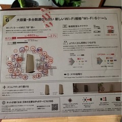 無線LANルーター　WSR-5400AX6-CGの画像