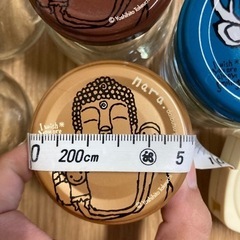奈良の大仏プリンの空瓶の画像