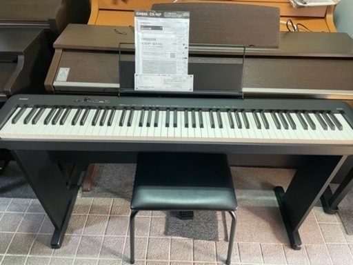 中古美品2021年式　カシオ(CASIO)電子ピアノ CDP-S110BK(ブラック)