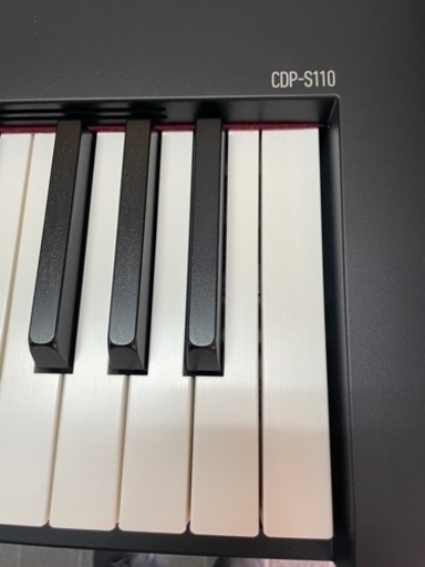 中古美品2021年式　カシオ(CASIO)電子ピアノ CDP-S110BK(ブラック)