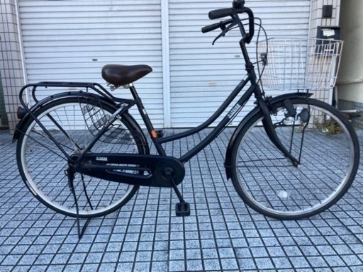 【26インチ自転車】マルイシ製❗️変速なし　フロントタイヤ　チューブ、鍵新品❗️スペアキーあり　若林自転車　膳所店　SALE中❗️