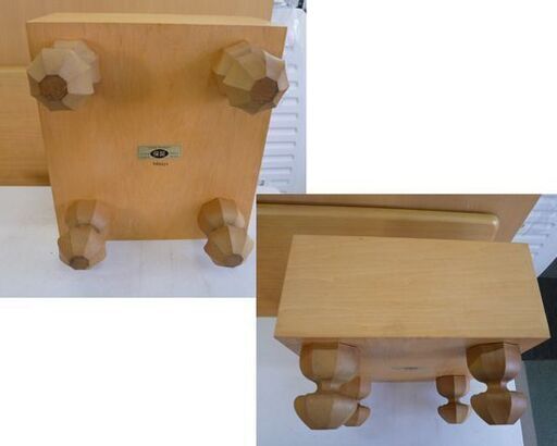将棋盤 36.3×33.3cm 厚み14.5cm 高さ24.5cm 脚付き 札幌 北20条店