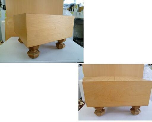 将棋盤 36.3×33.3cm 厚み14.5cm 高さ24.5cm 脚付き 札幌 北20条店