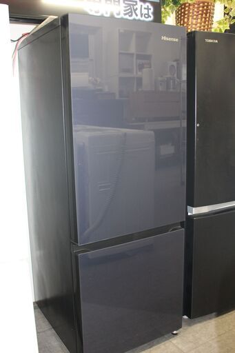 ★特別価格 美品！人気のネイビー色 大幅値下げ★Hisense ハイセンス冷凍冷蔵庫 (HR-G16E2NA) 162L 22年製 2ドア 販売 ★大田区・品川区配送・設置無料★店頭取引歓迎！