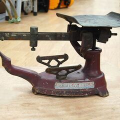ジャンク品 レトロ YAMATO SCALE 上皿さおはかり 全長43×奥行22×高さ24cm  札幌市 清田区 平岡の画像