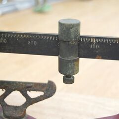 ジャンク品 レトロ YAMATO SCALE 上皿さおはかり 全長43×奥行22×高さ24cm  札幌市 清田区 平岡の画像
