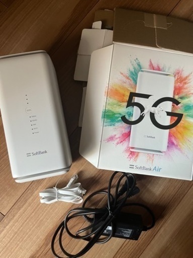 ソフトバンクAir Wi-Fiルーターすぐネット使えます！保証金5,000円返還します　2024年4月末までの契約付き