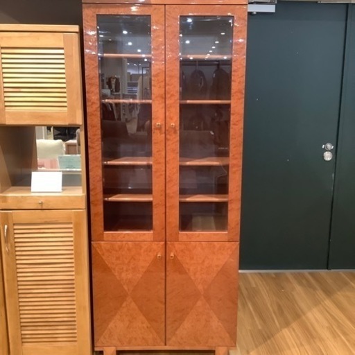 【イオンモール神戸南店】2枚扉書棚　バーズアイ【取りに来られる方限定】