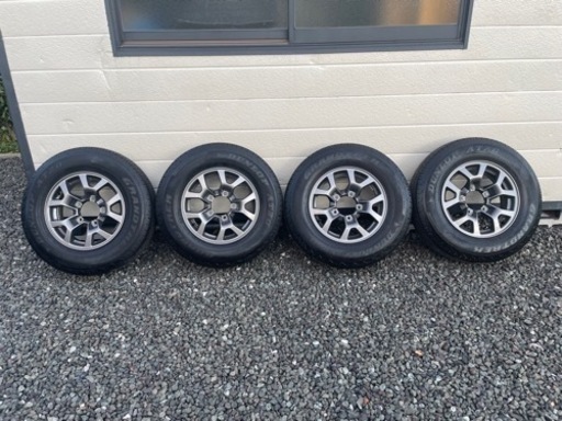 ジムニーシエラ　JB74 純正タイヤとホイール4本セット