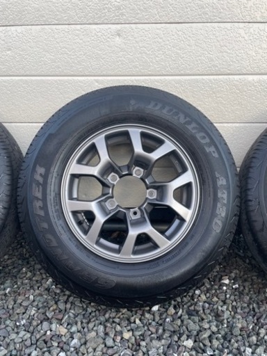 ジムニーシエラ　JB74 純正タイヤとホイール4本セット