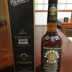 Anderson CLUB アンダーソン ケンタッキー バーボン15年 箱付