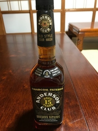 Anderson CLUB アンダーソン ケンタッキー バーボン15年 箱付
